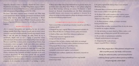Ukryte Męki Pana Jezusa w ciemnicy obraz łaski koronka 15 tortur i do Krwi Ukryte Męki Pana Jezusa w ciemnicy obraz łaski koronka 15 tortur i do Krwi