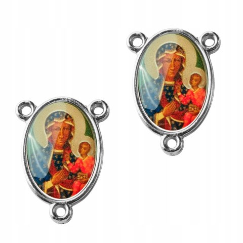 2cm łącznik do różańca Matka Boża Częstochowska w1 2cm łącznik do różańca Matka Boża Częstochowska w1