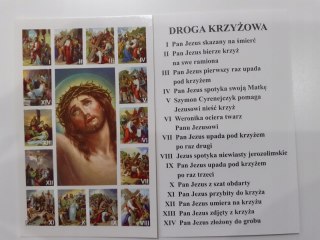 5szt. obrazek Droga Krzyżowa stacje mini wersja