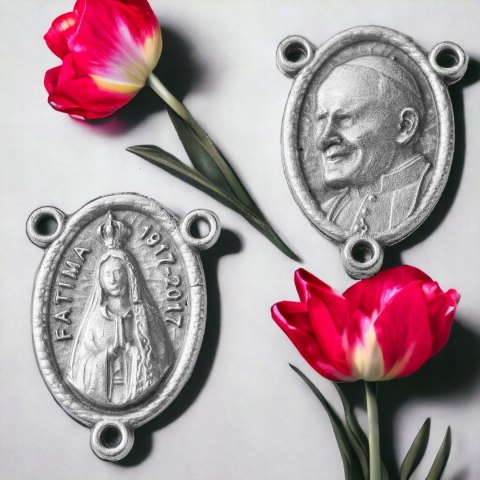 Łącznik do różańca Maryja Fatima św. Jan Paweł II Łącznik do różańca Maryja Fatima św. Jan Paweł II