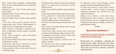 Modlitwa do Pana Jezusa znaleziona w Grobie Jezusa składanka