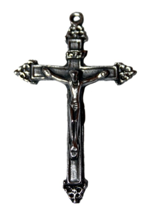 Krzyżyk metalowy do różańca zawieszka krzyż prosty Krzyżyk metalowy do różańca zawieszka krzyż prosty