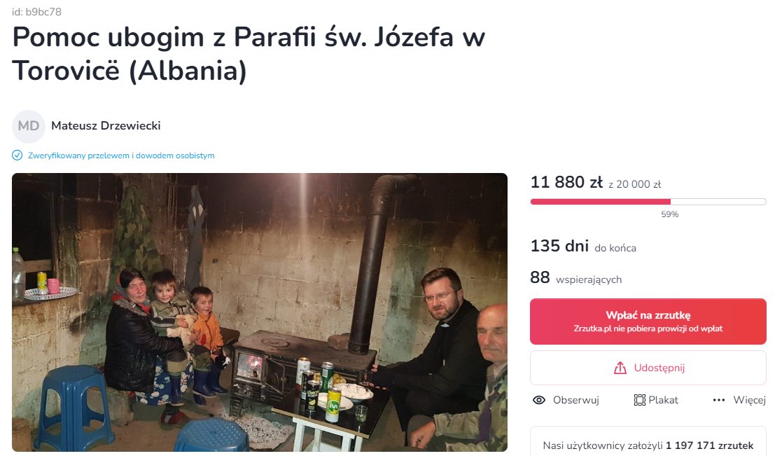 Pomóżmy wspólnie ubogim w Albanii !!!